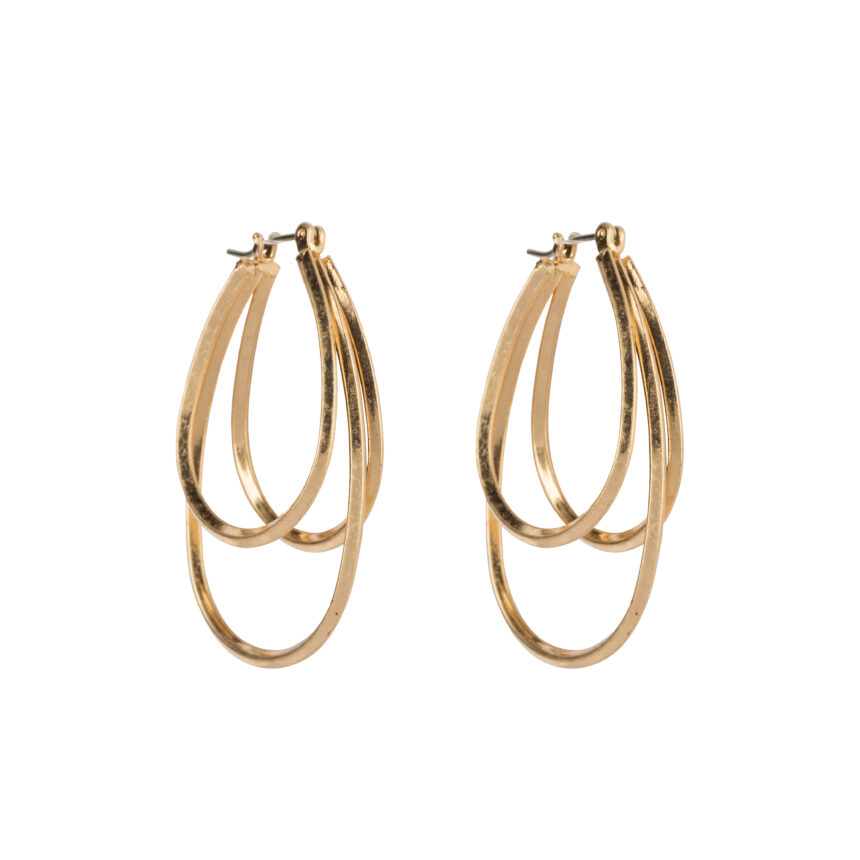 Hula Drops Gouden Oorbellen