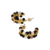 Hoops Crystal Stones Oorbellen
