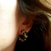 Hoops Crystal Stones Oorbellen - Afbeelding 2