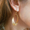 Vortex Gouden Oorbellen - Afbeelding 2