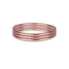 Set van Lucky Bracelets in goud, zilver, champagne en rosé tinten.
