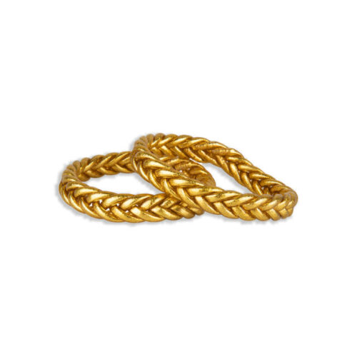 Lucky Braided Golden Bracelet