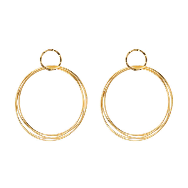 Hula Hoops Big Gouden Oorbellen