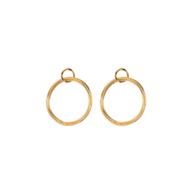 Hula Hoops Small Gouden Oorbellen