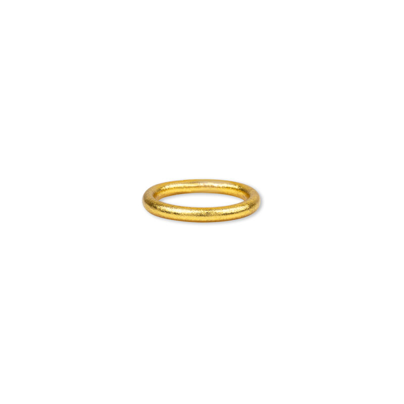 Lucky rings, gouden ring met bladgoud